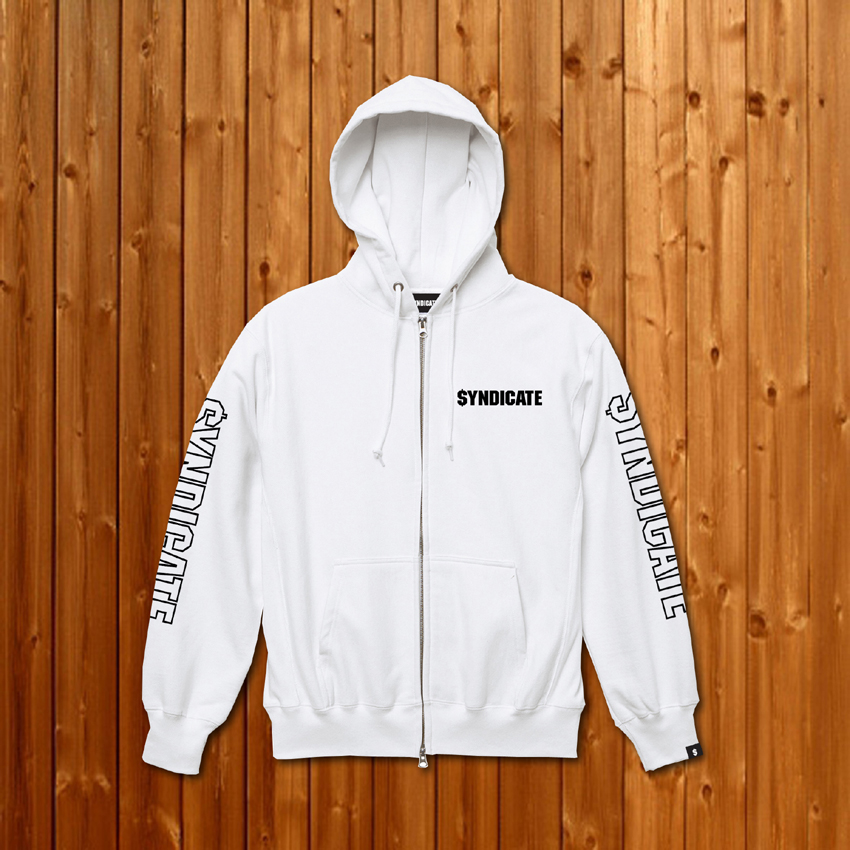 Outline Logo Heavy weight Zip hoodie詳細