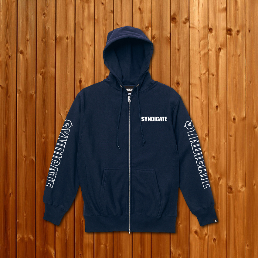 Outline Logo Heavy weight Zip hoodie詳細