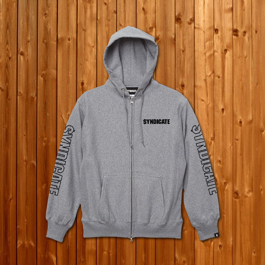 Outline Logo Heavy weight Zip hoodie詳細